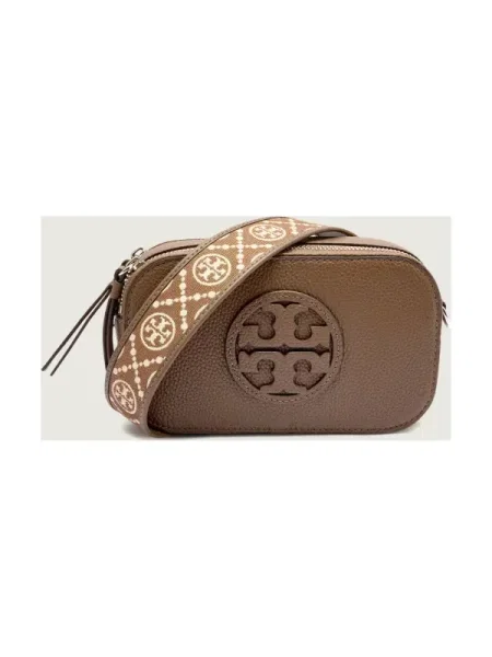 TORY BURCH De piele geantă poștaș Miller Mini bej
