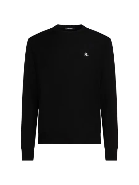 Karl Lagerfeld Pulover negru alb