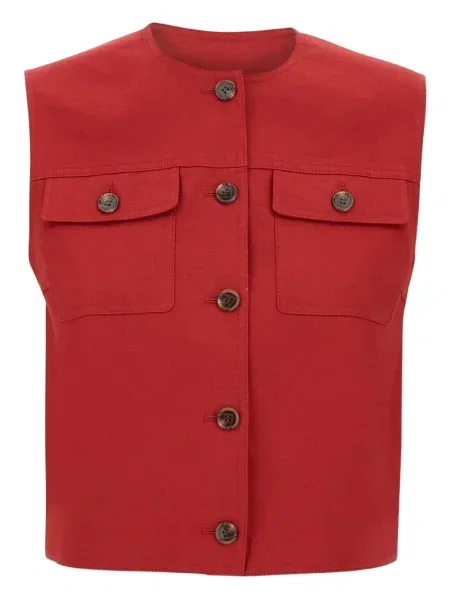 Kamizelka puchowa Theory czerwona