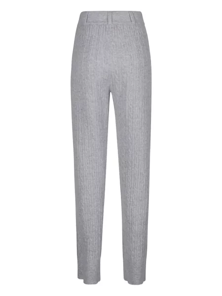Pantaloni Guest In Residence tricotate gri