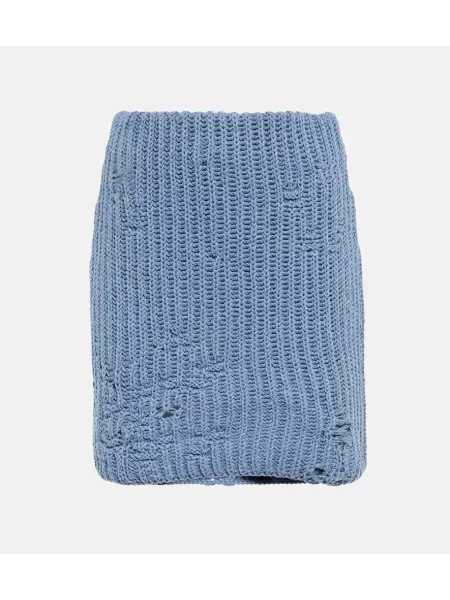 Fustă Jw Anderson zdrențuiți albastru