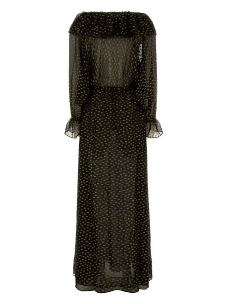 Rochie midi Bode până la genunchi de costum negru