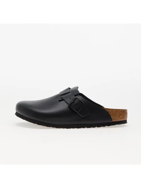 Klapki BIRKENSTOCK Boston NL Regular black czarne