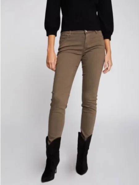 Morgan Blugi Skinny Fit verde