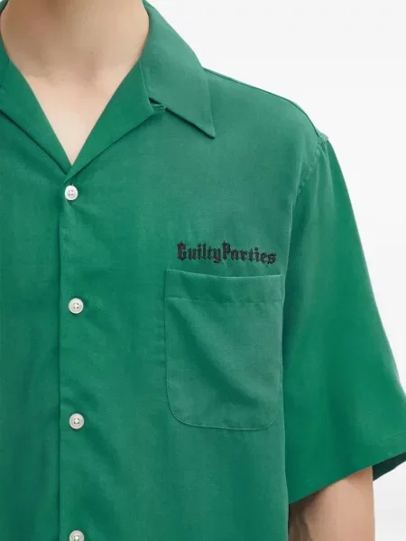 Cămașă Wacko Maria cu broderie verde