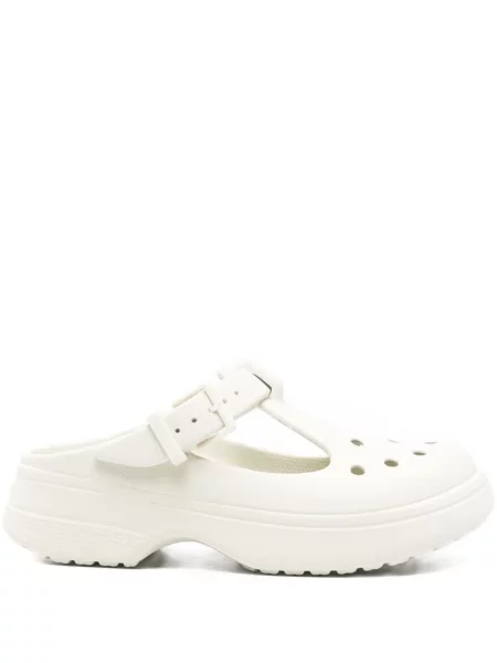 Pantofi cu toc Crocs clasici alb