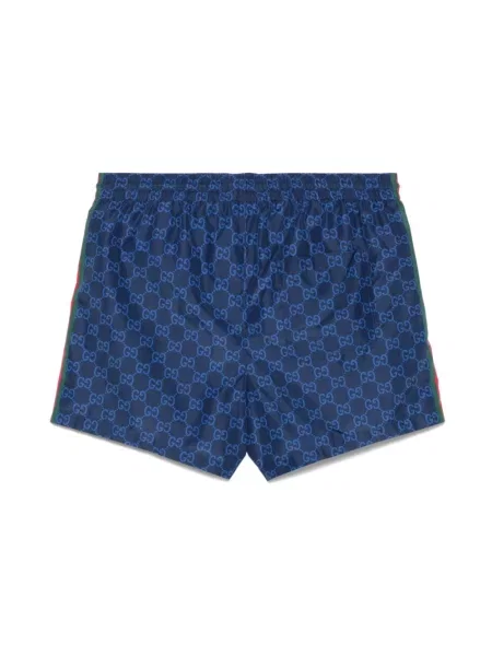 Kąpielówki Gucci w paski niebieskie