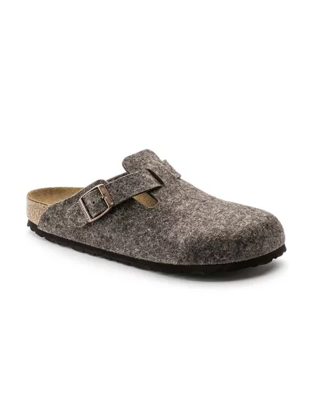 Тапочки Birkenstock Boston сірий