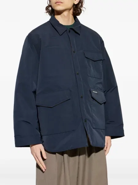 Geacă Canada Goose lungă albastru