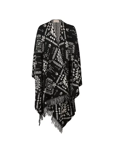 Kurtka Tooco z nadrukiem z etnicznym nadrukiem czarna