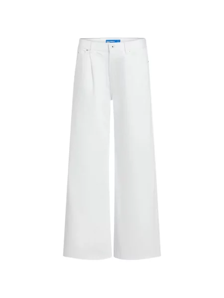 Blugi Karl Lagerfeld Jeans cu autograf alb