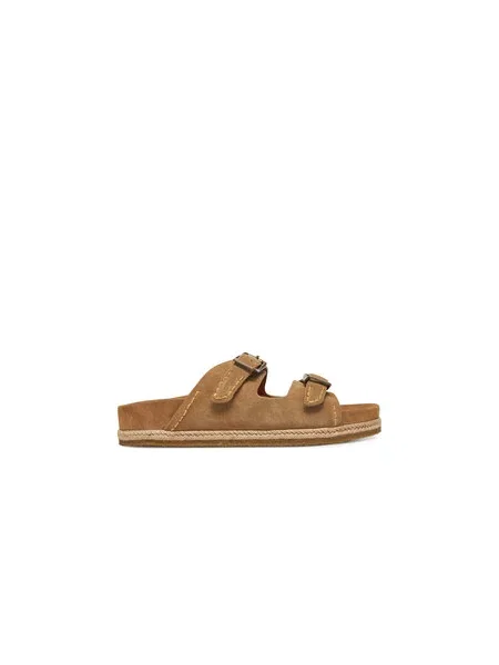 Pantofle Polo Ralph Lauren hnědé