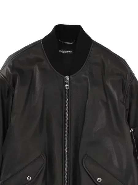Geanta de piele Dolce & Gabbana negru