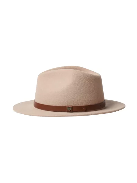 Brixton Pălărie MESSER FEDORA / maro bej