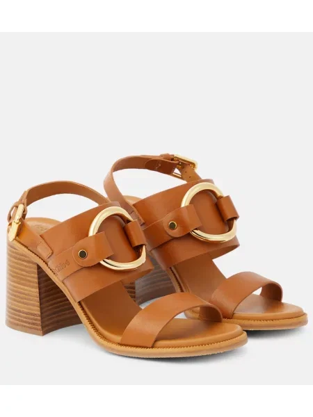 Sandale See By Chloe din piele maro