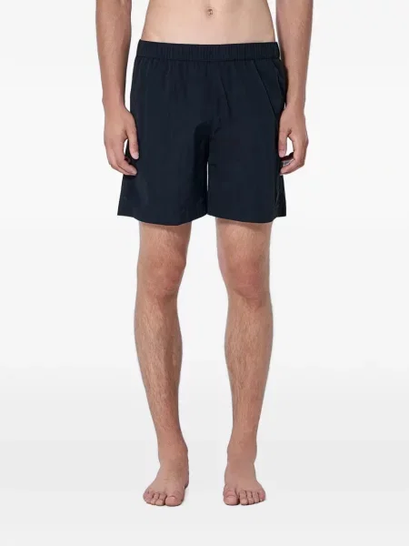 Pantaloni scurți Moncler cu autograf negru