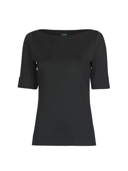 Majica z dolgimi rokavi Lauren Ralph Lauren z dolgimi rokavi črna