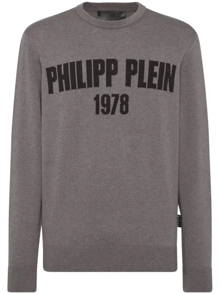 Pulover Philipp Plein gri
