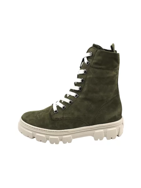 Botki Paul Green skórzane zielone