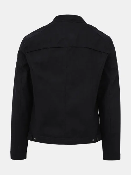 Jack & Jones Geacă din imitație de piele Rocky negru