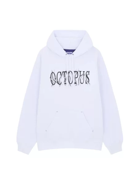 Bluza Octopus z logo biała