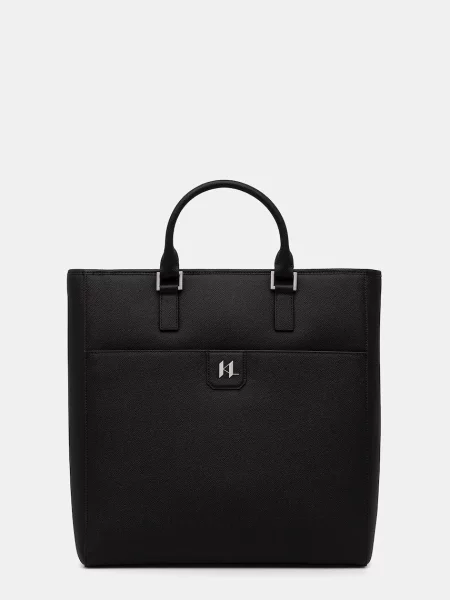 Geantă Karl Lagerfeld K/Monogram din piele negru