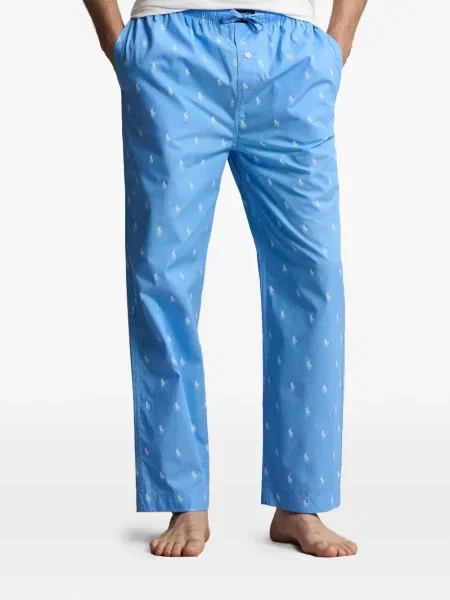 Ριγέ δερμάτινος κάλτσες Polo Ralph Lauren με κορδόνι μαύρο