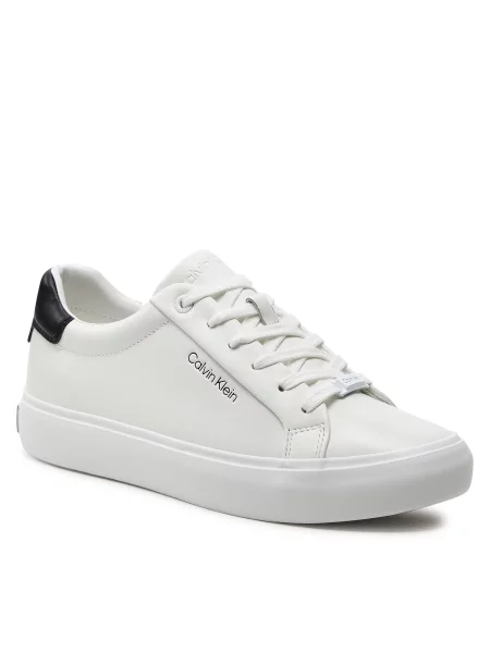 Calvin Klein Nízke tenisky čierna biela
