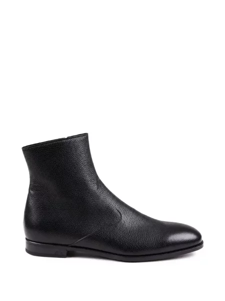 Cizme scurte Anips din piele negru