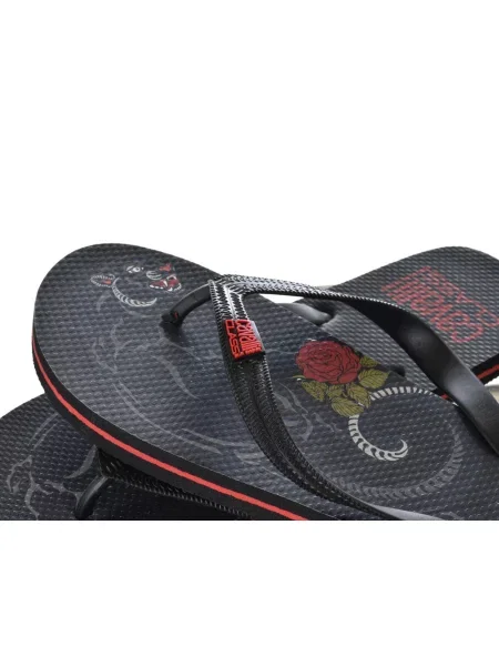 Papuci de casă Cavalli Class Sport negru