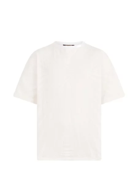 Scurt tricou Roberto Cavalli alb