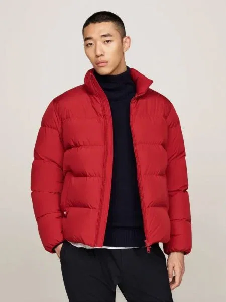 Tommy Hilfiger Steppelt kabát | Regular Fit piros