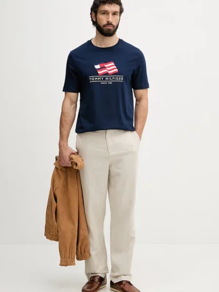 Tommy Hilfiger kratka majica modra