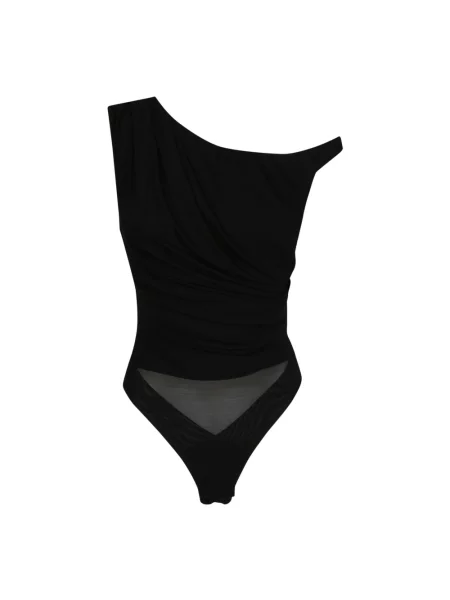 Koszulka Elisabetta Franchi z dżerseju czarna