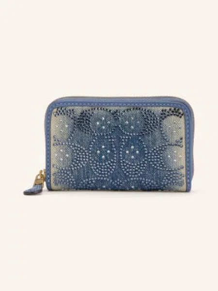 Coach Portfel Essential Small Z Kamieniami Ozdobnymi blau
