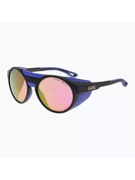 Okulary fotochromowe GOG Manaslu matt black/purple czarne