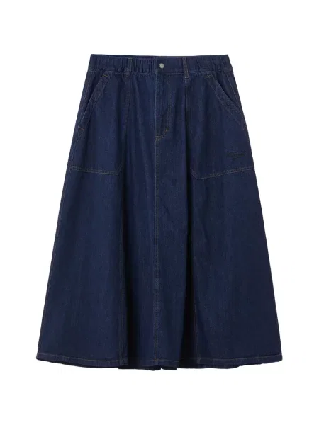 Fustă Chocoolate în linie A albastru