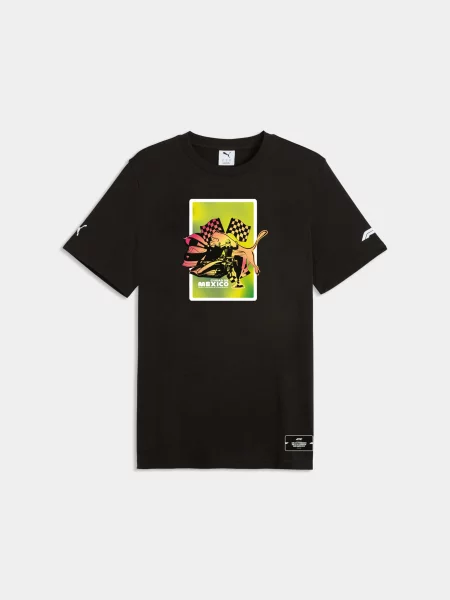 Футболка PUMA F1 Mexico Race Pack Tee комбінований верх чорний