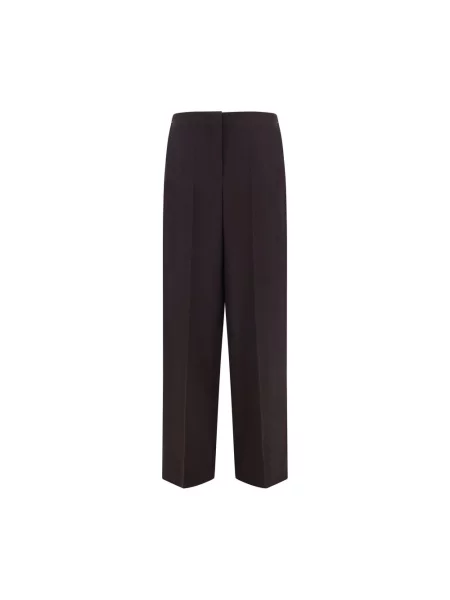 Spodnie Fendi wełniane fioletowe