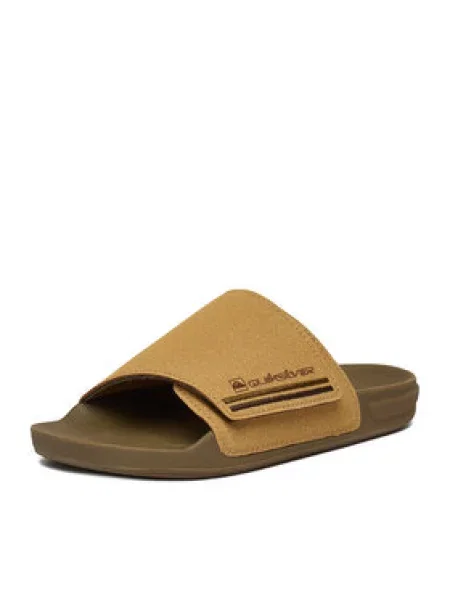 Dětské pantofle Quiksilver béžové