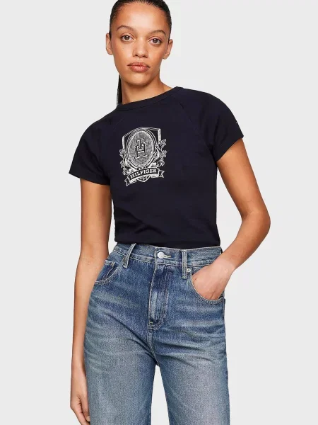 Футболка Tommy Hilfiger синя