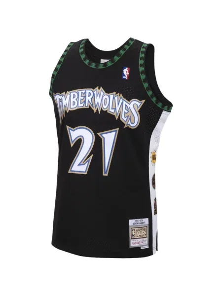 Cămașă Mitchell & Ness din jerseu negru