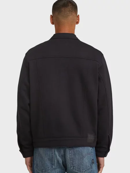 Джинсова куртка G-star Raw чорна