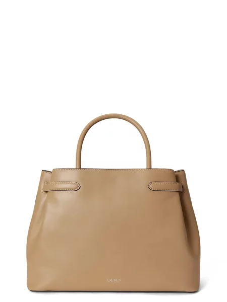 Rucsac Lauren Ralph Lauren din piele bej
