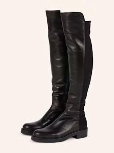 Stuart Weitzman Kozaki Za Kolano Celia schwarz czarne