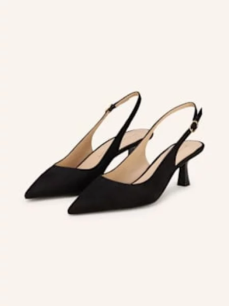 Stuart Weitzman Czółenka Z Odkrytą Piętą Stuart Sclpt 50 schwarz czarna