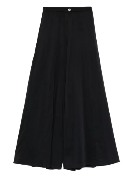 Pantaloni Forte_forte cu picior lat negru