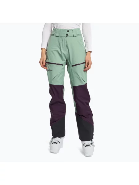 Jack Wolfskin pantaloni de schi Alpspitze 3L pentru femei verde