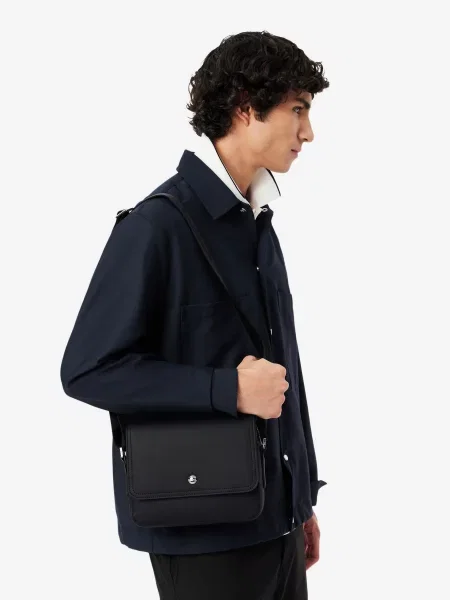 Сумка через плечо Lacoste черная