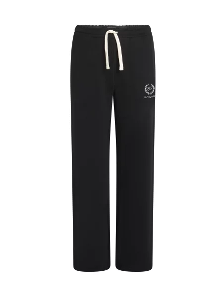 Karl Lagerfeld Pantaloni de trening hotel | Straight fit negru